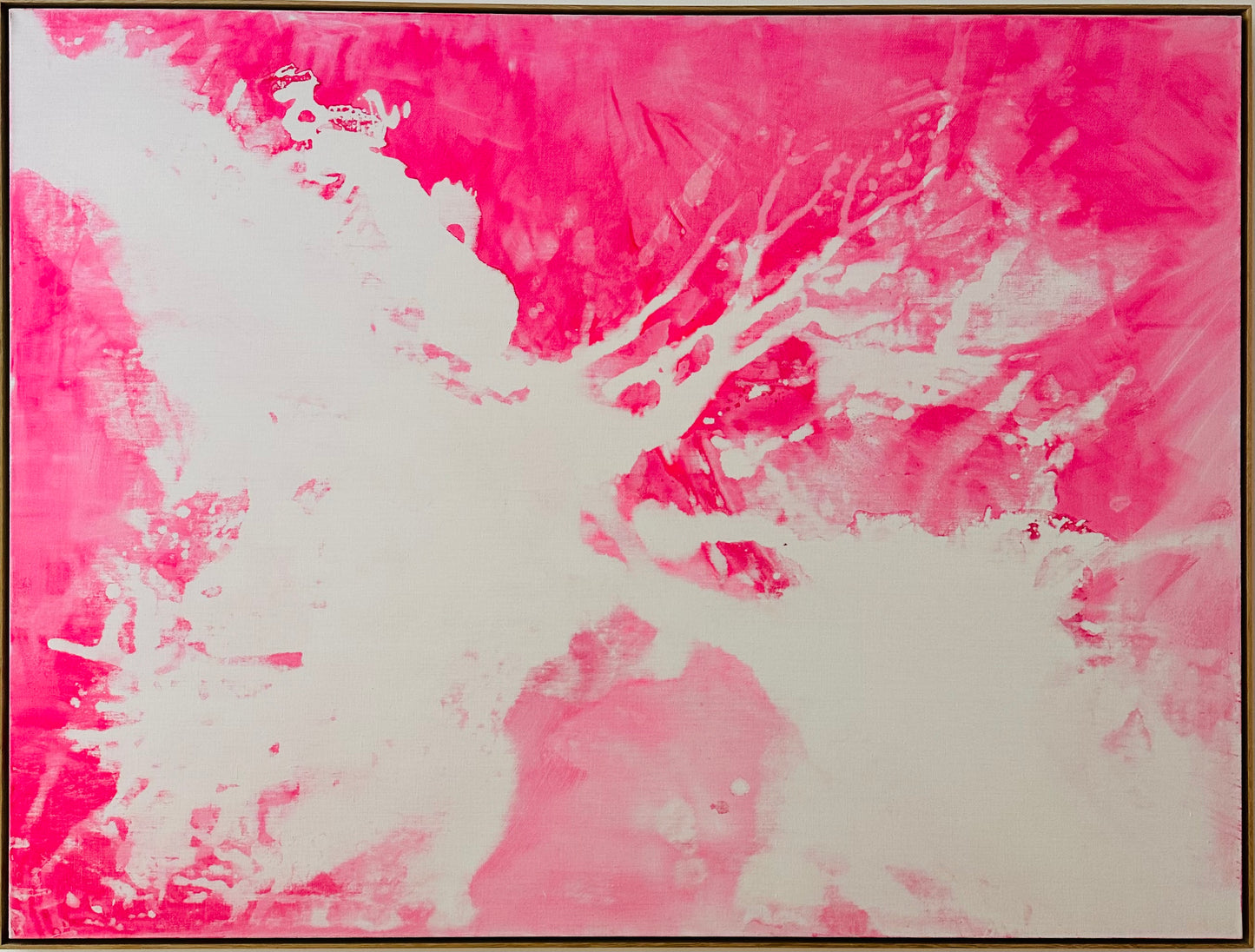 Soul Seed, 2023 €7,000 120x100cm acrylic on canvas oak framed
